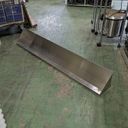 【中古】平棚 背板付き 幅1650×奥行200×高さ230 【送料別途見積】【業務用】【飲食店 店舗 厨房機器 平棚 上棚 業務用平棚 業務用上棚】