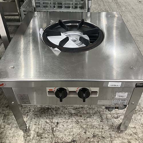 【中古】ローレンジ マルゼン MLS-066CB 幅600×奥行600×高さ450 LPG(プロパンガス) 【送料別途見積】【業務用】【飲食店 店舗 厨房機器 特殊コンロ レンジ 業務用特殊コンロ 業務用レンジ】