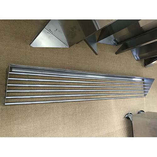 【中古】配管棚 背板付き添い人 幅2100×奥ふかさ300×高さ200 【貨物輸送別途積もり書き】【御勤め用】【飲食店 バス発着場 勝手もと備品 配管棚 御勤め用配管棚】