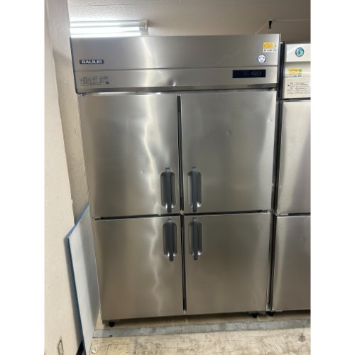 【中古】縦型電気冷蔵庫 フクシマ小峡谷花の冠(福島実業) GRN-122RM-F 幅1200×奥ふかさ650×高さ1950 【貨物輸送別途積もり書き】【御勤め用】【飲食店 バス発着場 勝手もと備品 電気冷蔵庫 御勤め用電気冷蔵庫】