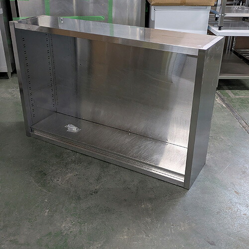 【中古】吊棚 幅1400×奥ぶかさ350×高さ900 【貨物輸送別途積もり書き】【お役目用】【飲食店 バス発着場 勝手もと設備 吊収納家具 お役目用吊収納家具】