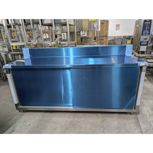 【中古】調理台 BGあり 幅1800×奥行600×高さ780 【送料別途見積】【業務用】【飲食店 店舗 厨房機器 調理台 業務用調理台】