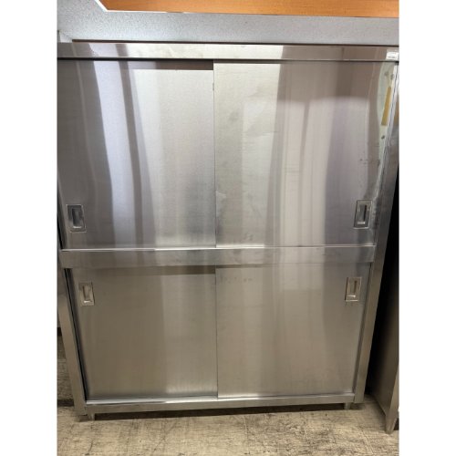 【中古】食器棚 幅1500×奥ふかさ650×高さ1800 【貨物輸送別途積もり書き】【お役目用】【飲食店 バス発着場 勝手もと装置 食器棚 お役目用食器棚】