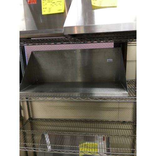 【中古】平棚 背板あり 幅750×奥行400×高さ400 【送料別途見積】【業務用】【飲食店 店舗 厨房機器 平棚 上棚 業務用平棚 業務用上棚】