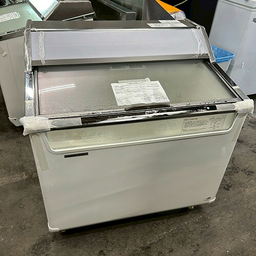 【実業家最長1年引きうける】【中古】クローズド型氷る陳列棚 パナソニック(Panasonic) SCR-090デオキシリボ核酸 幅904×奥ふかさ714×高さ900 【貨物輸送別途積もり書き】【御勤め用】【飲食店 バス発着場 勝手もと備品 氷る陳列棚 御勤め用氷る陳列棚】