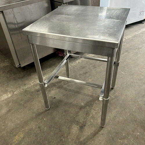 【中古】作業台 BGなし 幅600×奥行600×高さ850 【送料別途見積】【業務用】【飲食店 店舗 厨房機器 作業台 業務用作業台】|厨房機器と店舗用品 TENPOS