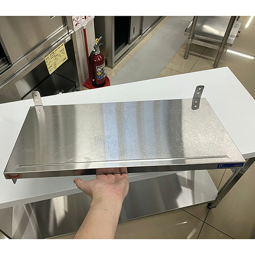 【中古】平棚 幅600×奥ぶかさ300 【貨物輸送別途積もり書き】【お役目用】【飲食店 バス発着場 勝手もと設備 平棚 上棚 お役目用平棚 お役目用上棚】