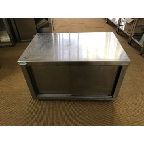 【中古】低調理台 幅900×奥行600×高さ560 【送料別途見積】【業務用】【飲食店 店舗 厨房機器 調理台 業務用調理台】