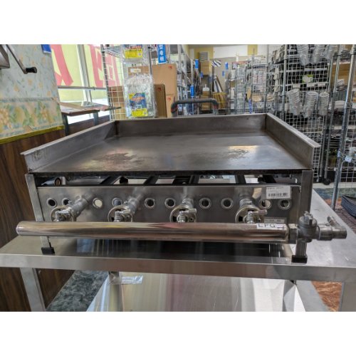 新品　鉄板焼　グリドル　屋台　LPガス用　イベント　TS-75　厚み9mm⑵ 卓上グリドル TS－75【鉄板サイズ：750×450】 など業務用
