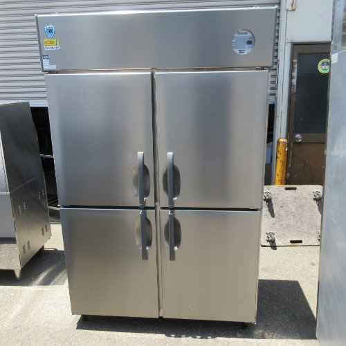 【業界最長1年保証】【中古】4ドア縦型冷蔵庫 大和冷機 403YCD-EX 幅1200×奥行650×高さ1905 三相200V 【送料別途見積】【業務用】【飲食店 店舗 厨房機器 冷蔵庫 業務用冷蔵庫】