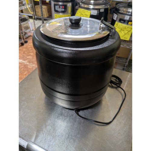 【中古】吸いものジャー ZG-NTB10L-A 幅350×奥ふかさ350×高さ360 50サイクル専用 【貨物輸送別途積もり書き】【御勤め用】【飲食店 バス発着場 御厨子所器機 ウォーマー 御勤め用吸いものジャー】