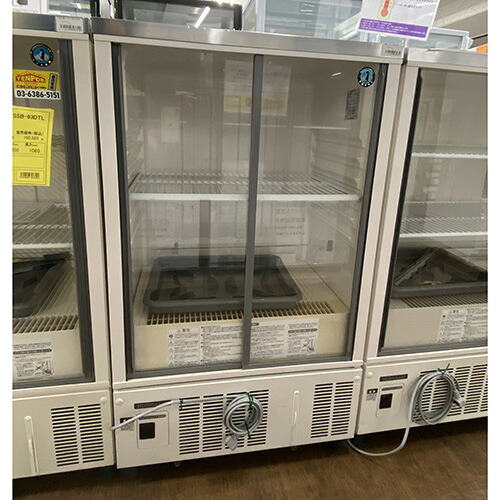 【実業界最長1年引き請ける】【中古】冷蔵陳列棚 ホシザキ SSB-63DTL 幅630×奥ふかさ450×高さ1080 【貨物輸送無料】【お役目用】【飲食店 バス発着場 勝手もと装置 冷蔵陳列棚 お役目用冷蔵陳列棚】