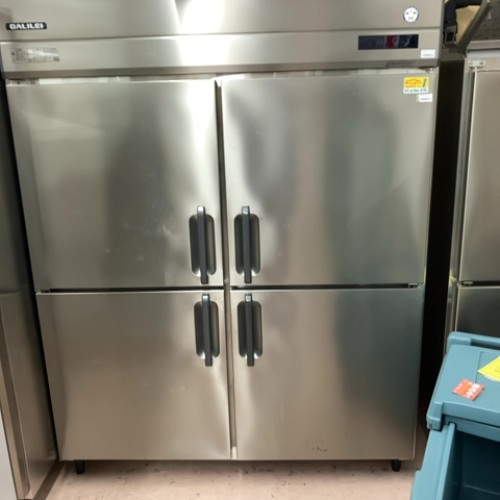 【実業界最長1年引きうける】【中古】縦型電気冷蔵庫 フクシマ小峡谷花の冠(福島製造) GRD-150RM 幅1500×奥ぶかさ800×高さ1950 【貨物輸送無料】【お勤め用】【飲食店 バス発着場 勝手もと機材 電気冷蔵庫 お勤め用電気冷蔵庫】 冷蔵庫・冷凍庫-キッチン家電
