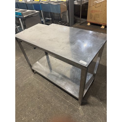 【中古】作業台 切込あり BGなし 幅1040×奥行550×高さ800 【送料別途見積】【業務用】【飲食店 店舗 厨房機器 作業台 業務用作業台】