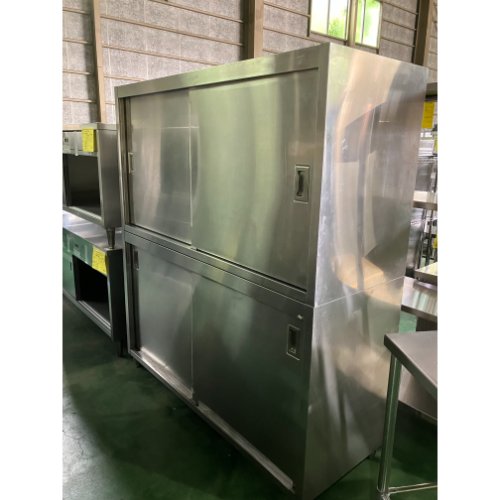 【中古】食器押し込み 幅1600×奥ふかさ600×高さ1800 【貨物輸送別途積もり書き】【お役目用】【飲食店 バス発着場 勝手もと装置 食器棚 お役目用食器棚】