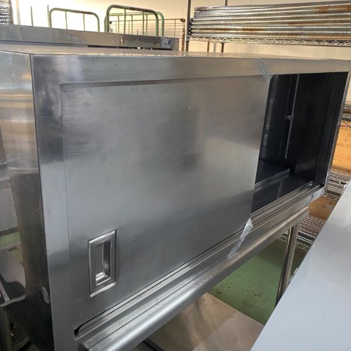 【中古】吊収納家具 幅1300×奥ぶかさ450×高さ550 【貨物輸送別途積もり書き】【お役目用】【飲食店 バス発着場 勝手もと設備 吊収納家具 お役目用吊収納家具】