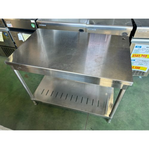 【中古】作業台 幅1000&times;奥行600&times;高さ800 【送料別途見積】【業務用】【飲食店 店舗 厨房機器 作業台 業務用作業台】｜厨房機器と店舗用品 TENPOS