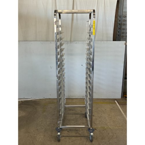 【中古】天板仕合わせ手押し車 欧州天板16段 幅470×奥ふかさ620×高さ1720 【貨物輸送別途積もり書き】【御勤め用】【飲食店 バス発着場 勝手もと備品 仕合わせ シェルフ 御勤め用仕合わせ 御勤め用シェルフ】