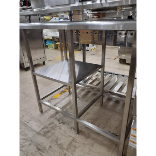 【中古】作業台 BGなし 幅900×奥行600×高さ870 【送料別途見積】【業務用】【飲食店 店舗 厨房機器 作業台 業務用作業台】