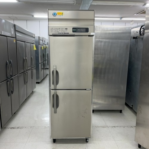 【実業界最長1年引き受ける】【中古】縦型冷凍器 ホシザキ HF-63A3-1 幅625×奥ふかさ800×高さ1910 三相200V 【貨物輸送別途積もり書き】【御役目用】【飲食店 バス発着場 御厨子所計器 冷凍器 御役目用冷凍器】