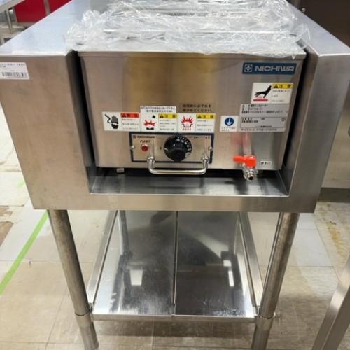 【中古】卓上ウォーマー 架台付き添い人 ニチワ電機 MTEW-1 幅530×奥ふかさ600×高さ830 【貨物輸送別途積もり書き】【御役目用】【飲食店 バス発着場 御厨子所計器 ウォーマー 御役目用フーズウォーマー】