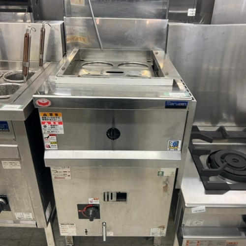 【中古】ゆで麺機 マルゼン MRY-C04 幅450&times;奥行600&times;高さ800 LPG(プロパンガス) 【送料別途見積】【業務用】【飲食店 店舗 厨房機器 ゆで麺機 業務用ゆで麺機】｜厨房機器と店舗用品 TENPOS