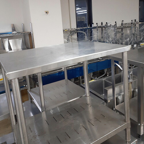 【中古】作業台 BGなし 幅820×奥行600×高さ800 【送料別途見積】【業務用】【飲食店 店舗 厨房機器 作業台 業務用作業台】|厨房機器と店舗用品 TENPOS