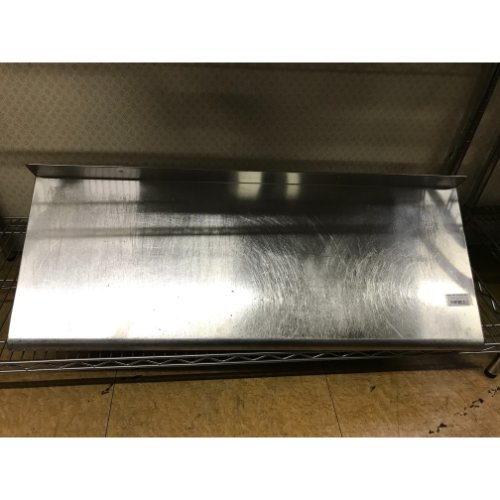 【中古】平棚 背板付き添い人 幅900×奥ぶかさ350×高さ300 【貨物輸送別途積もり書き】【お役目用】【飲食店 バス発着場 勝手もと設備 平棚 上棚 お役目用平棚 お役目用上棚】