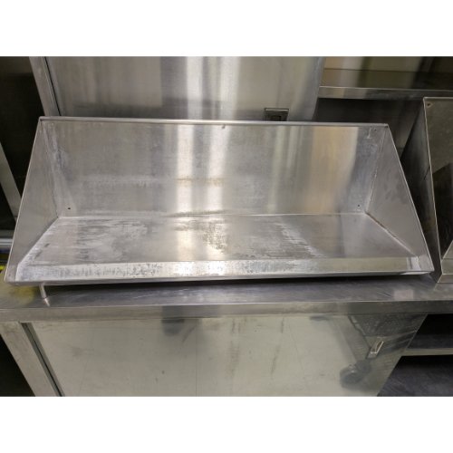 【中古】平棚 水切り付き 幅870×奥行300×高さ260 【送料別途見積】【業務用】【飲食店 店舗 厨房機器 平棚 上棚 業務用平棚 業務用上棚】