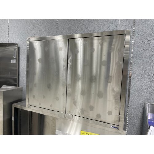 【中古】吊収納家具 観音開き 幅1200×奥ぶかさ300×高さ900 【貨物輸送別途積もり書き】【お役目用】【飲食店 バス発着場 勝手もと設備 吊収納家具 お役目用吊収納家具】