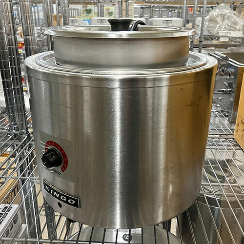 【中古】スープウォーマー KINGO 【貨物輸送別途積もり書き】【御役目用】【飲食店 バス発着場 御厨子所計器 ウォーマー 御役目用吸いものジャー】