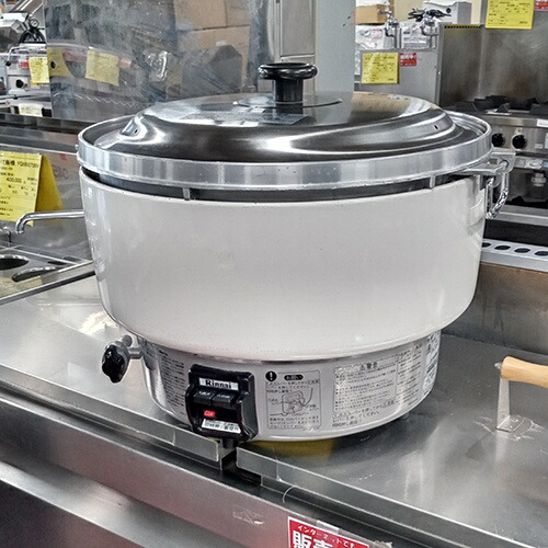 【中古】ガス炊飯器 4升 リンナイ(Rinnai) RR-40S1 幅525×奥行481×高さ406 都市ガス 【送料別途見積】【業務用】【飲食店 店舗 厨房機器 ガス炊飯器 業務用ガス炊飯器】
