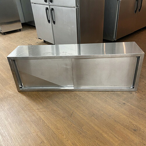 【中古】吊押し入れ 幅1500×奥ふかさ350×高さ500 【貨物輸送無料】【御勤め用】【飲食店 バス発着場 勝手もと備品 吊押し入れ 御勤め用吊押し入れ】