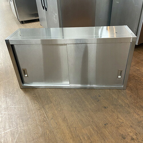 【中古】吊押し入れ 幅1200×奥ふかさ350×高さ600 【貨物輸送無料】【御勤め用】【飲食店 バス発着場 勝手もと備品 吊押し入れ 御勤め用吊押し入れ】