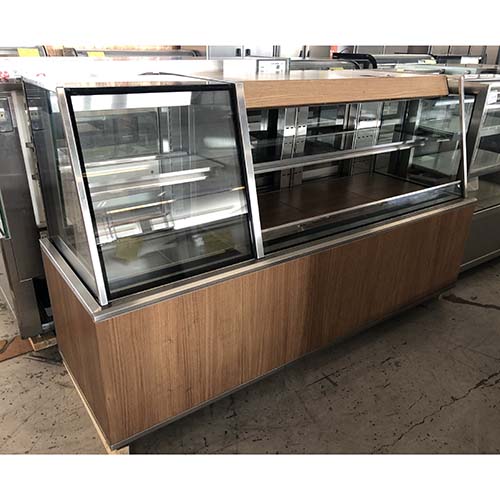 【中古】対面ショーケース 幅1995×奥行750×高さ1080 三相200V 【送料別途見積】【業務用】【飲食店 店舗 厨房機器 冷蔵ショーケース 業務用冷蔵ショーケース】