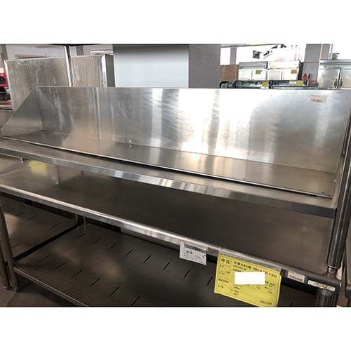 【中古】平棚 背あり 幅1800×奥行300 【送料別途見積】【業務用】【飲食店 店舗 厨房機器 平棚 上棚 業務用平棚 業務用上棚】