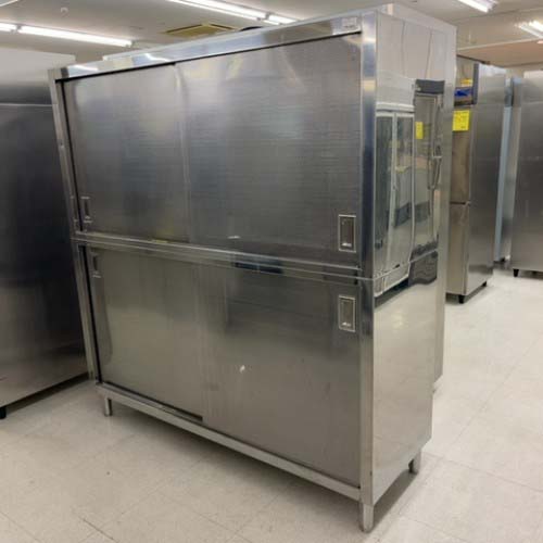 【中古】食器棚 幅1700×奥ふかさ560×高さ1800 【貨物輸送別途積もり書き】【御勤め用】【飲食店 バス発着場 勝手もと備品 食器棚 御勤め用食器棚】