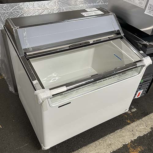 【実業家最長1年引きうける】【中古】クローズド型氷る陳列棚 パナソニック(Panasonic) SCR-090デオキシリボ核酸 幅904×奥ふかさ714×高さ900 【貨物輸送別途積もり書き】【御勤め用】【飲食店 バス発着場 勝手もと備品 氷る陳列棚 御勤め用氷る陳列棚】