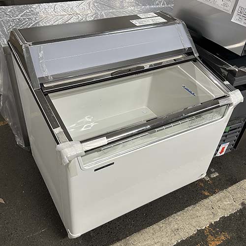 【実業家最長1年引きうける】【中古】クローズド型氷る陳列棚 パナソニック(Panasonic) SCR-090デオキシリボ核酸 幅904×奥ふかさ714×高さ900 【貨物輸送別途積もり書き】【御勤め用】【飲食店 バス発着場 勝手もと備品 氷る陳列棚 御勤め用氷る陳列棚】