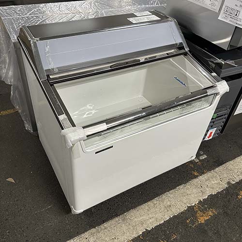 【実業家最長1年引きうける】【中古】クローズド型氷る陳列棚 パナソニック(Panasonic) SCR-090デオキシリボ核酸 幅904×奥ふかさ714×高さ900 【貨物輸送別途積もり書き】【御勤め用】【飲食店 バス発着場 勝手もと備品 氷る陳列棚 御勤め用氷る陳列棚】