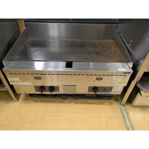 【業界最長1年保証】【中古】卓上ガスグリドル タニコー TGG-90N 幅900×奥行600×高さ300 LPG(プロパンガス) 【送料別途見積】【業務用】【飲食店 店舗 厨房機器 グリドル 鉄板焼器 業務用グリドル 業務用鉄板焼器】