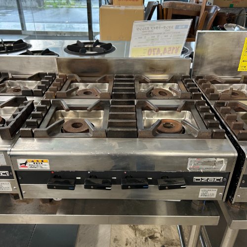 楽天市場】【中古】タニコー LPガス 4口 コンロ レンジ S-TGT-120