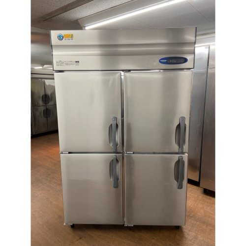 【実業家最長1年引きうける】【中古】縦型電気冷蔵庫 ホシザキ HR-120ZT3 幅1200×奥ふかさ650×高さ1900 三相200V 【貨物輸送別途積もり書き】【御勤め用】【飲食店 バス発着場 勝手もと備品 電気冷蔵庫 御勤め用電気冷蔵庫】