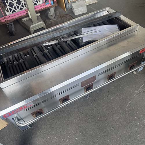 【中古】倖生炭グリラー 倖生工業 KA-115G 幅1140×奥行610×高さ384 都市ガス 【送料別途見積】【業務用】【飲食店 店舗 厨房機器 グリラー 焼物器 業務用グリラー 業務用焼物器】
