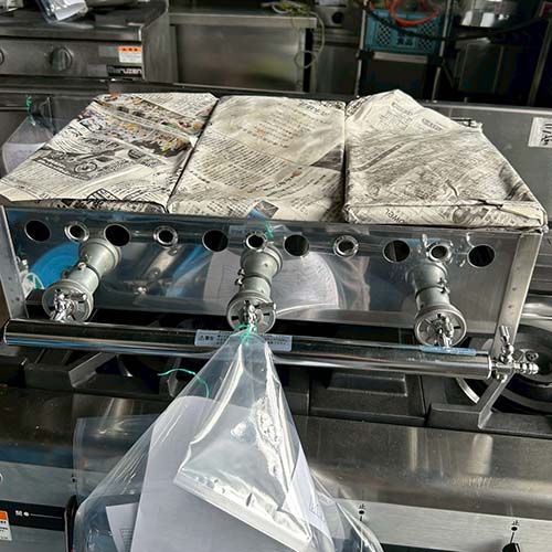 【中古】たこ焼き器 幅600×奥行475×高さ180 都市ガス 【送料別途見積】【業務用】【飲食店 店舗 厨房機器 特殊焼物器 業務用特殊焼物器】