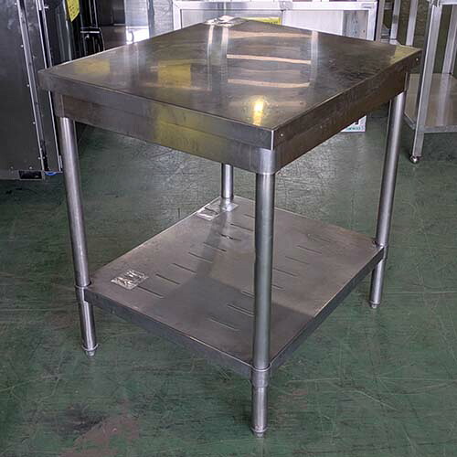 【中古】作業台 BGなし 幅700×奥行600×高さ800 【送料別途見積】【業務用】【飲食店 店舗 厨房機器 作業台 業務用作業台】