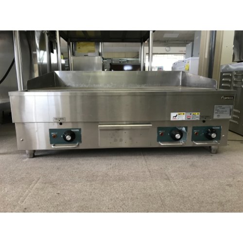【業界最長1年保証】【中古】電気グリドル タニコー TCG-9060EN 幅900×奥行610×高さ390 三相200V 【送料別途見積】【業務用】【飲食店 店舗 厨房機器 グリドル 鉄板焼器 業務用グリドル 業務用鉄板焼器】