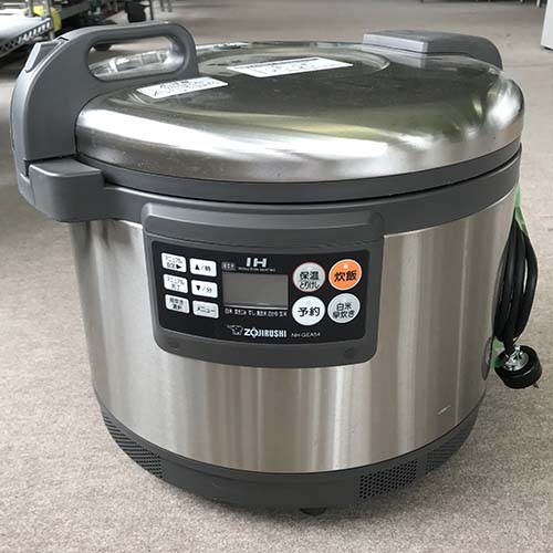 【業界最長1年保証】【中古】炊飯ジャー 象印 NH-GFA54 幅430&times;奥行500&times;高さ410 三相200V 【送料別途見積】【業務用】【飲食店 店舗 厨房機器 電気炊飯器 業務用電気炊飯器】｜厨房機器と店舗用品 TENPOS