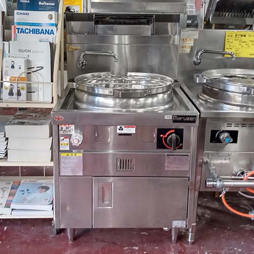 楽天市場】【マルゼン】 ガス式 卓上型 ラーメン釜 カゴ数4 MRK-045TB