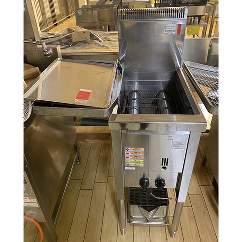 【業界最長1年保証】【中古】ガスフライヤー 14L フジマック FGF14NB 幅350&times;奥行600&times;高さ850 都市ガス 【送料別途見積】【業務用】【飲食店 店舗 厨房機器 フライヤー 業務用フライヤー】｜厨房機器と店舗用品 TENPOS